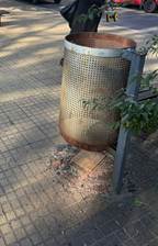 Cestos deteriorados